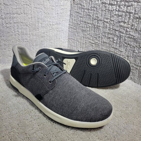 Florsheim Crossover Men's Size 8.5W US Gray Canvas Slip-On Sneakers 14405-001 - Picture 9 of 10